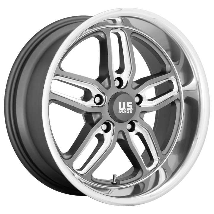 US Mags Wheels U129 Cten Matte Gunmetal Milled