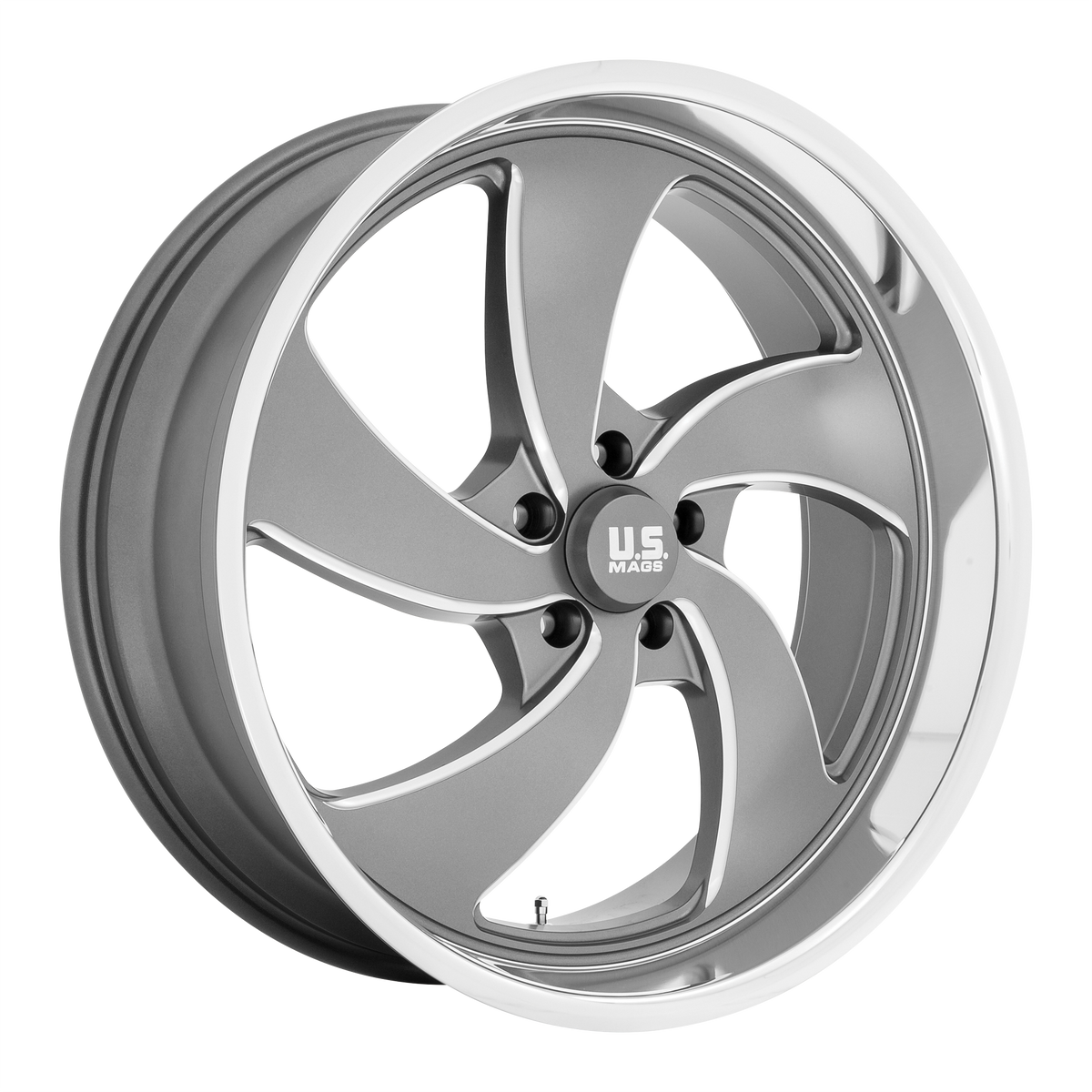 US Mags Wheels U133 Desperado Anthracite Milled with Diamond Cut Lip