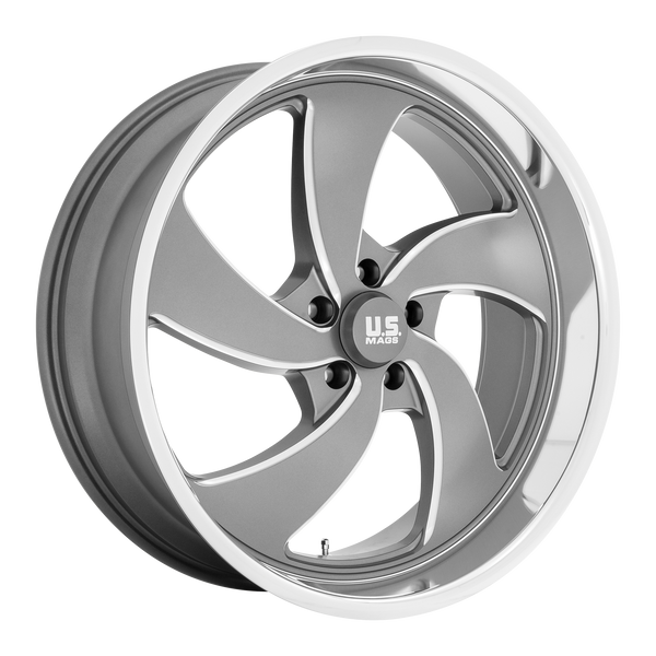US Mags Wheels U133 Desperado Anthracite Milled with Diamond Cut Lip