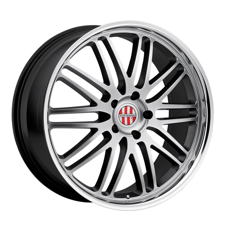 Victor Equipment Wheels Lemans Hyper Silver with Mirror Cut Lip