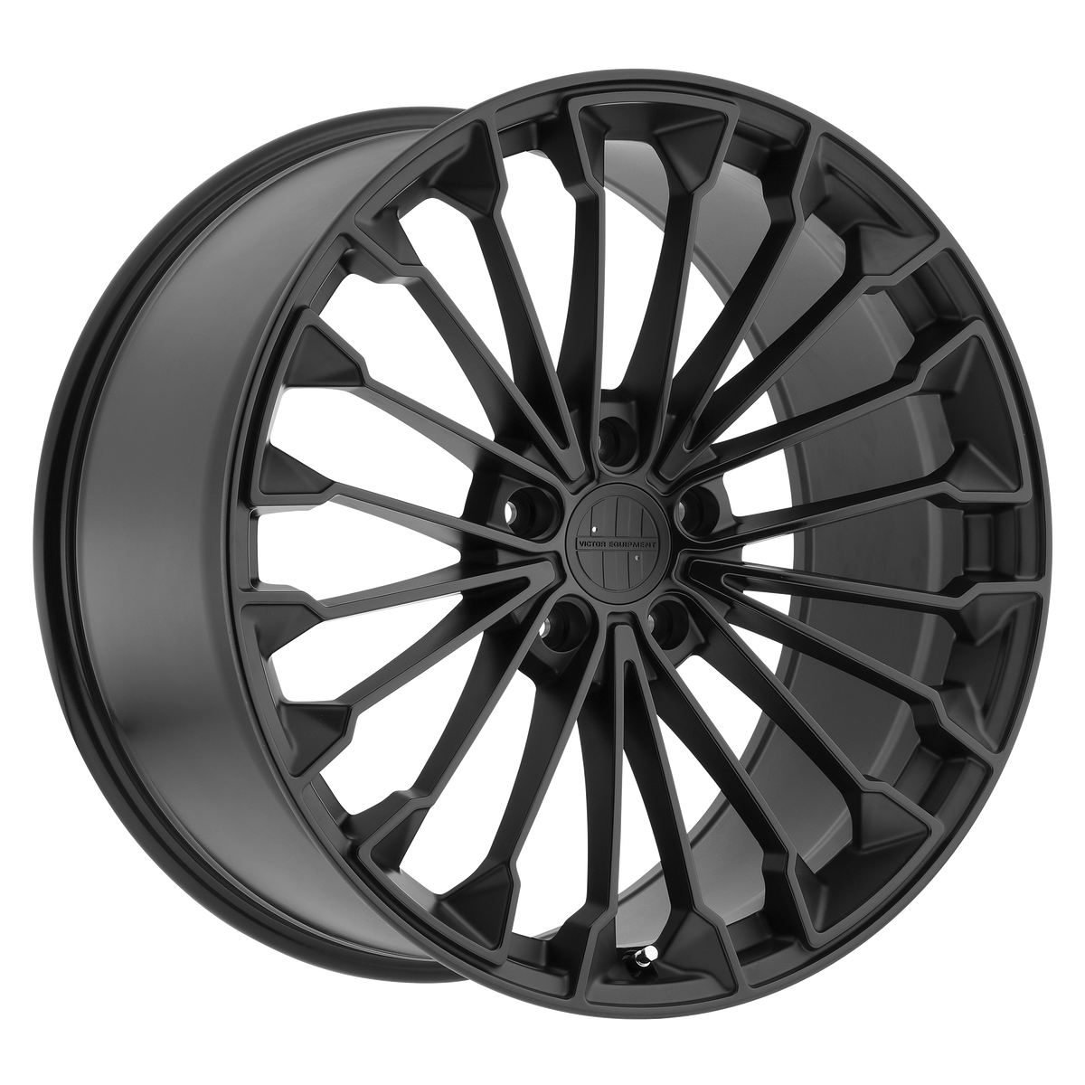 Victor Equipment Wheels Wurttemburg Matte Black with Gloss Black Face