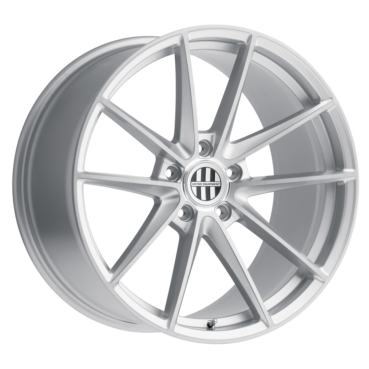 Victor Equipment Wheels Zuffen Silver with Brushed Face