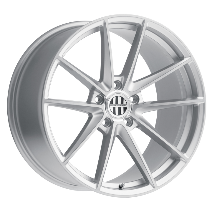 Victor Equipment Wheels Zuffen Silver with Brushed Face