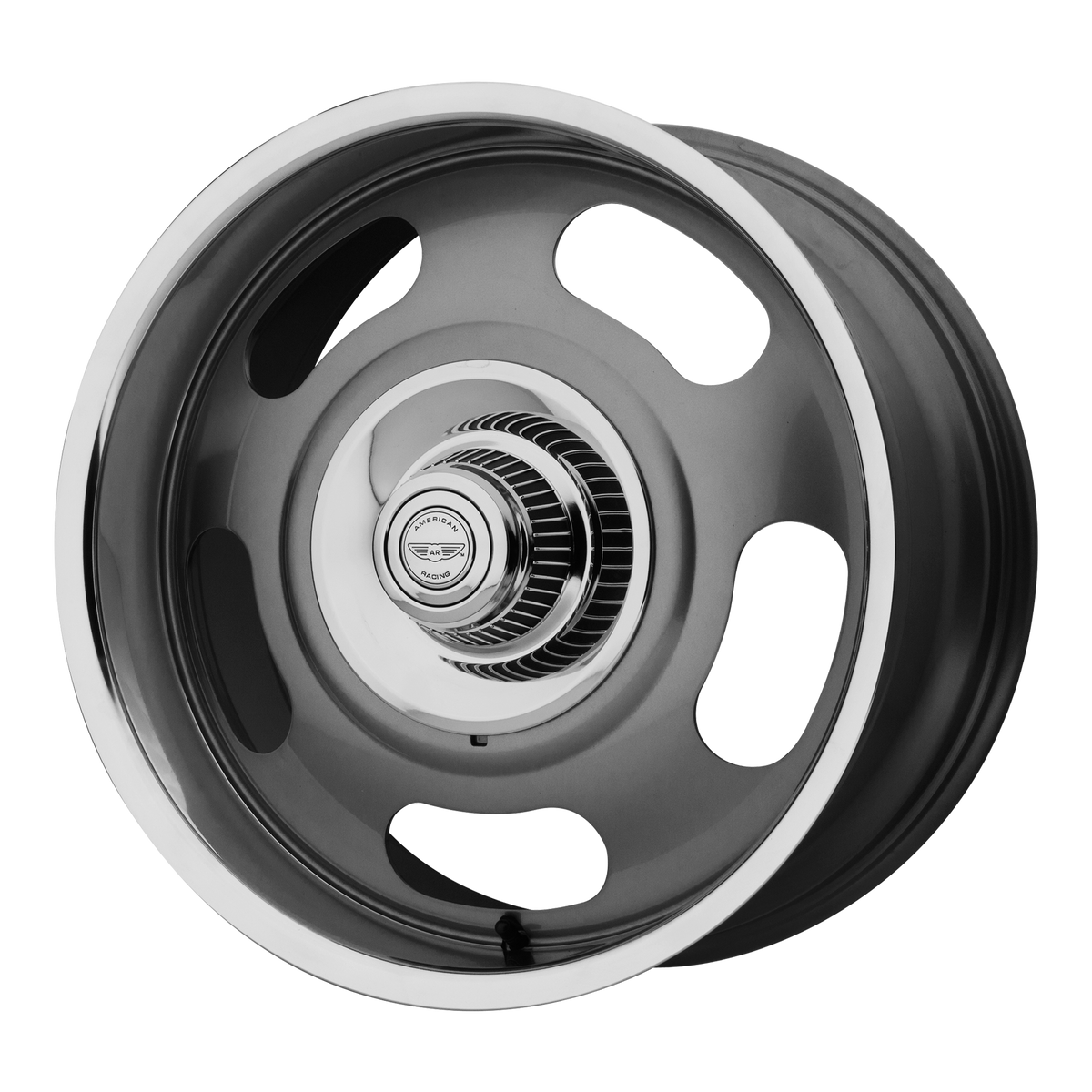 American Racing Wheels VN506 Rally Mag Gray Center with Polished Lip