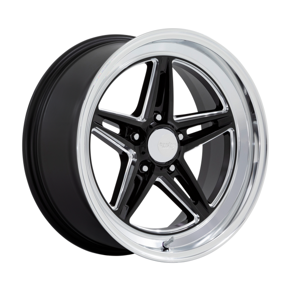 American Racing Wheels VN514 Groove Gloss Black Milled with Diamond Cut Lip