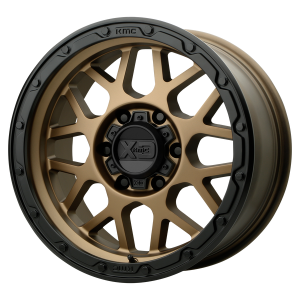 XD Series Wheels XD135 Grenade Or Matte Bronze with Matte Black Lip