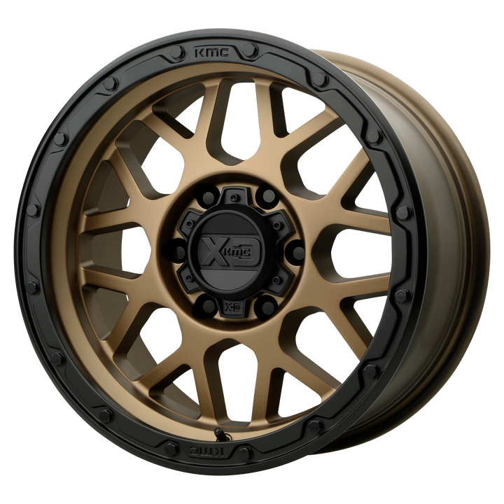 XD Series Wheels XD135 Grenade Or Matte Bronze with Matte Black Lip