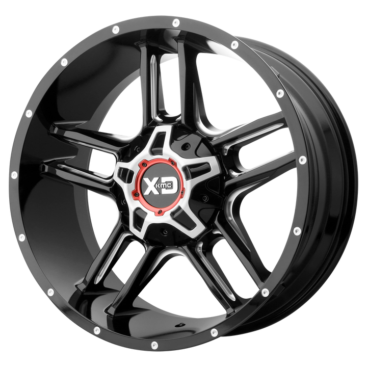 XD Series Wheels XD839 Clamp Gloss Black Milled