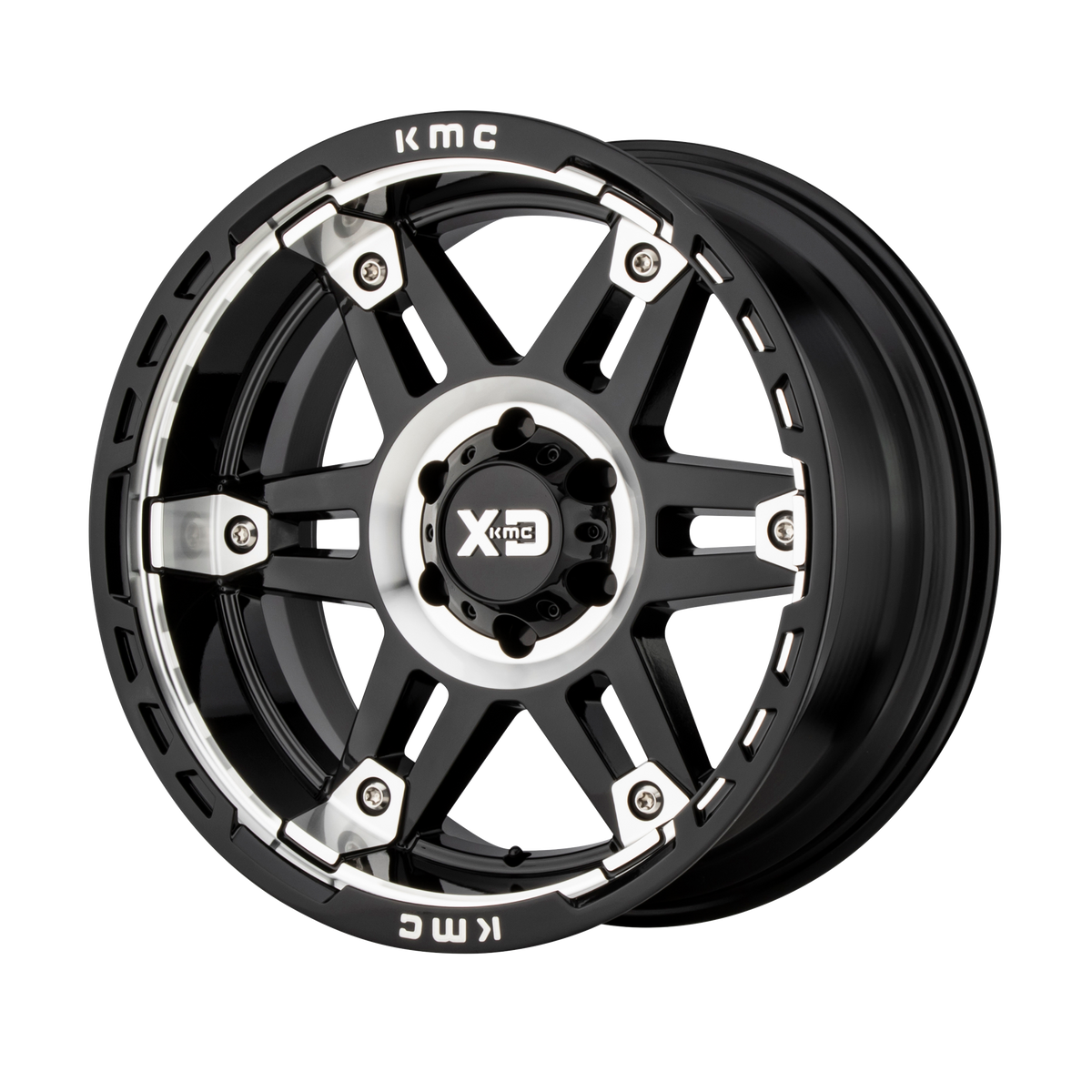 XD Series Wheels XD840 Spy Ii Gloss Black Machined