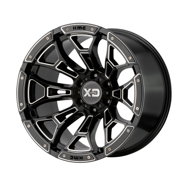 XD Series Wheels XD841 Boneyard Gloss Black Milled