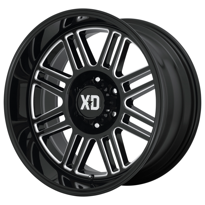 XD Series Wheels XD850 Cage Gloss Black Milled