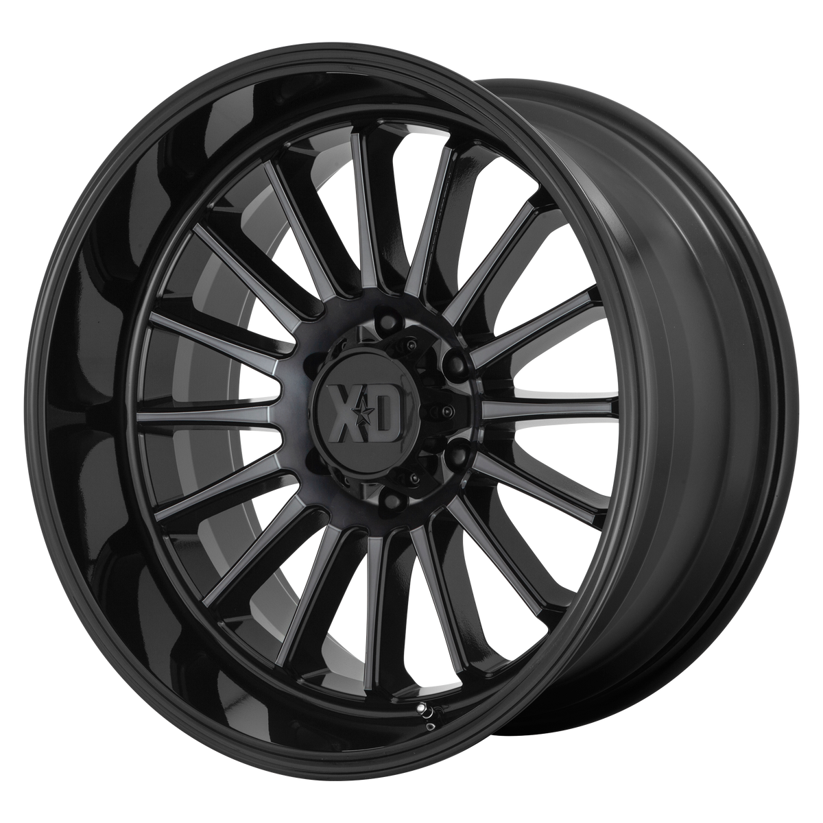 XD Series Wheels XD857 Whiplash Gloss Black with Gray Tint
