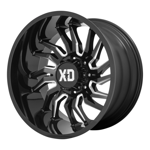 XD Series Wheels XD858 Tension Gloss Black Milled