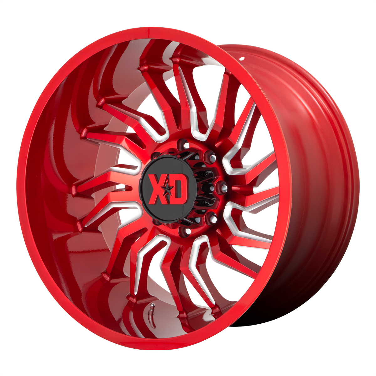 XD Series Wheels XD858 Tension Candy Red Milled