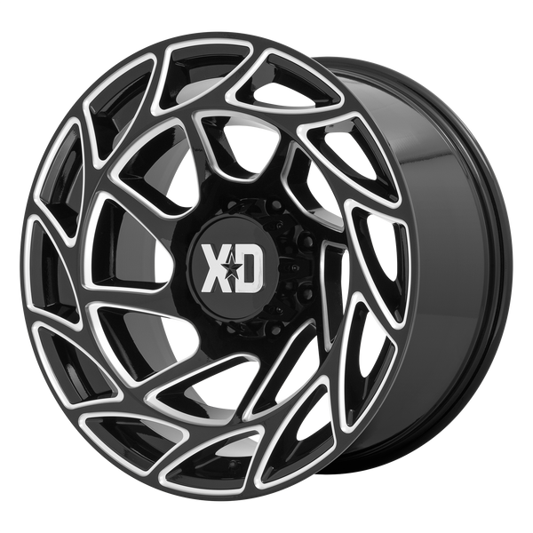 XD Series Wheels XD860 Onslaught Gloss Black Milled