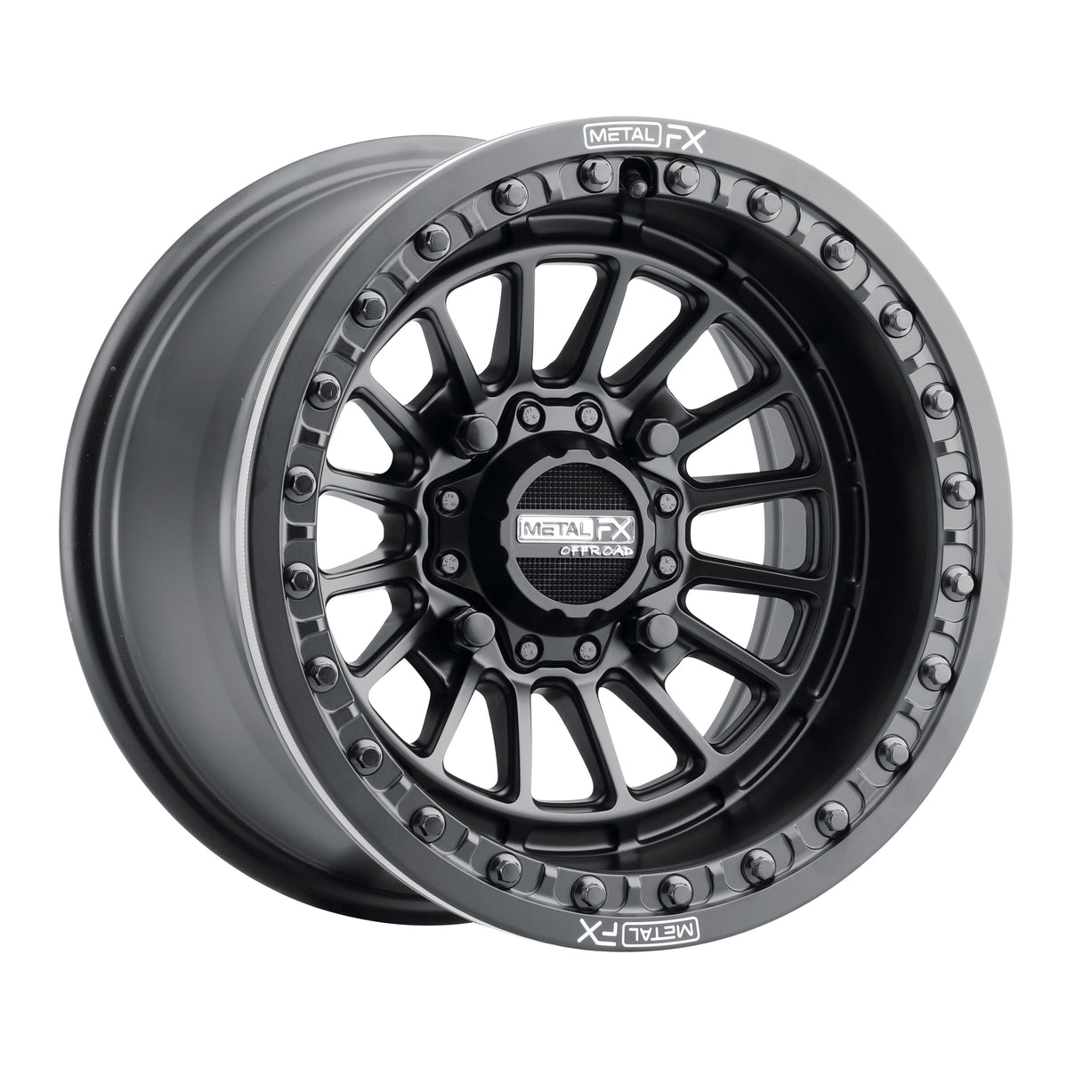 Metal FX Wheels Delta Beadlock Satin Black