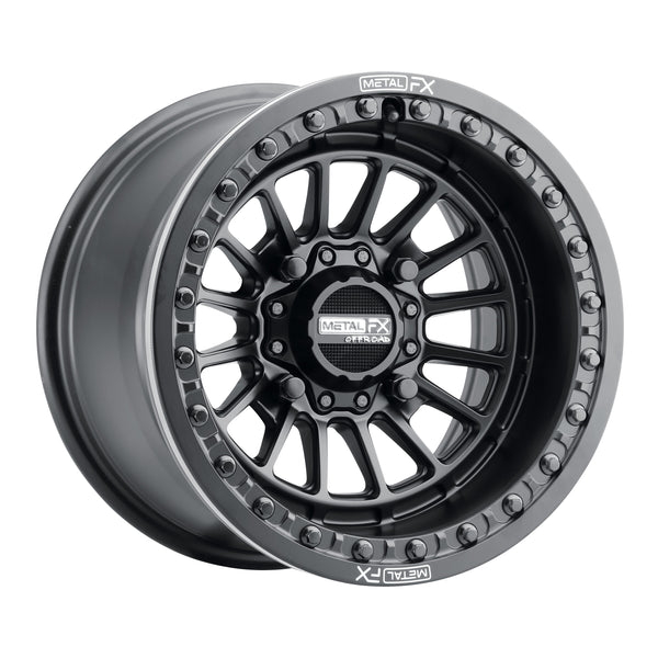 Metal FX Wheels Delta Beadlock Satin Black