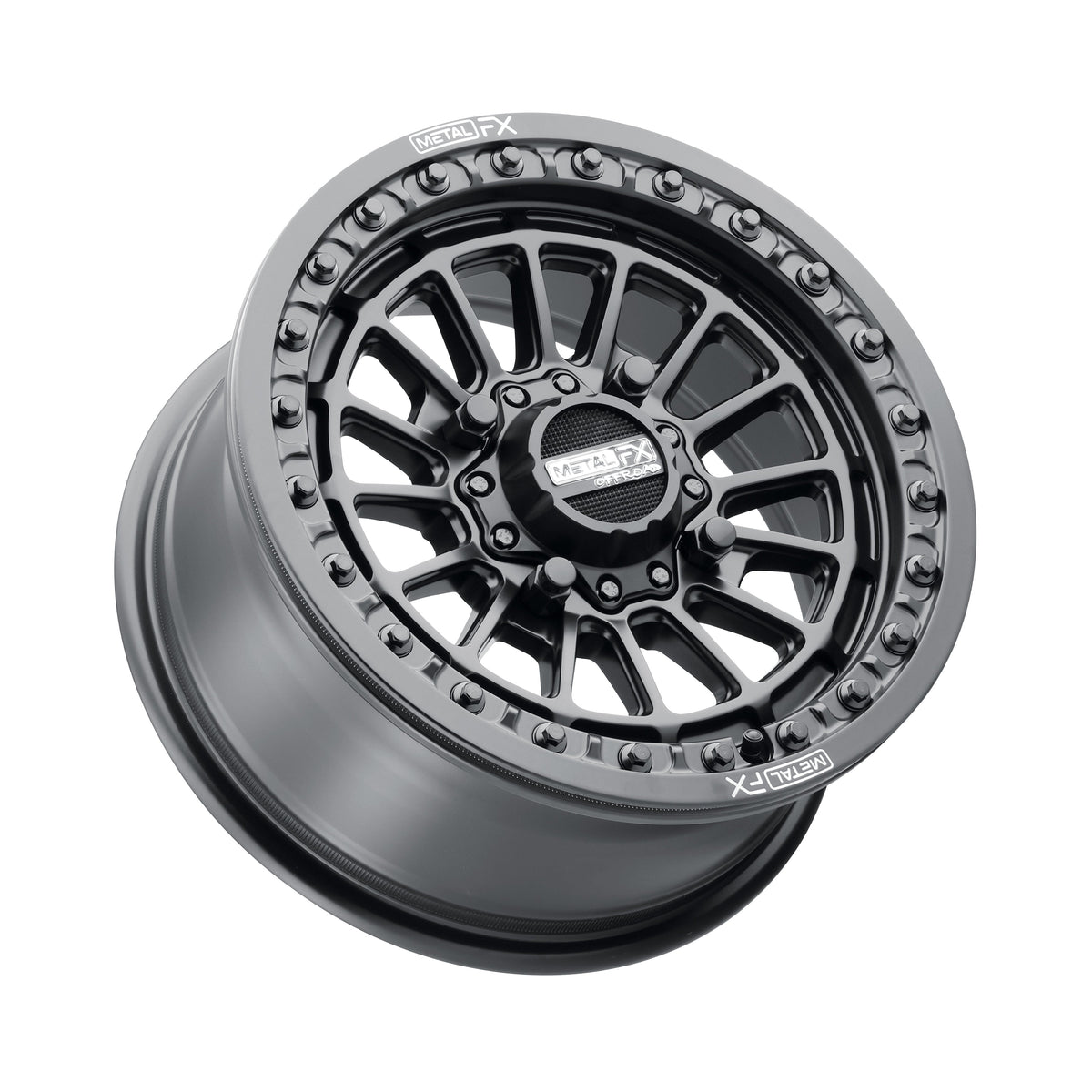 Metal FX Wheels Delta Beadlock Satin Black