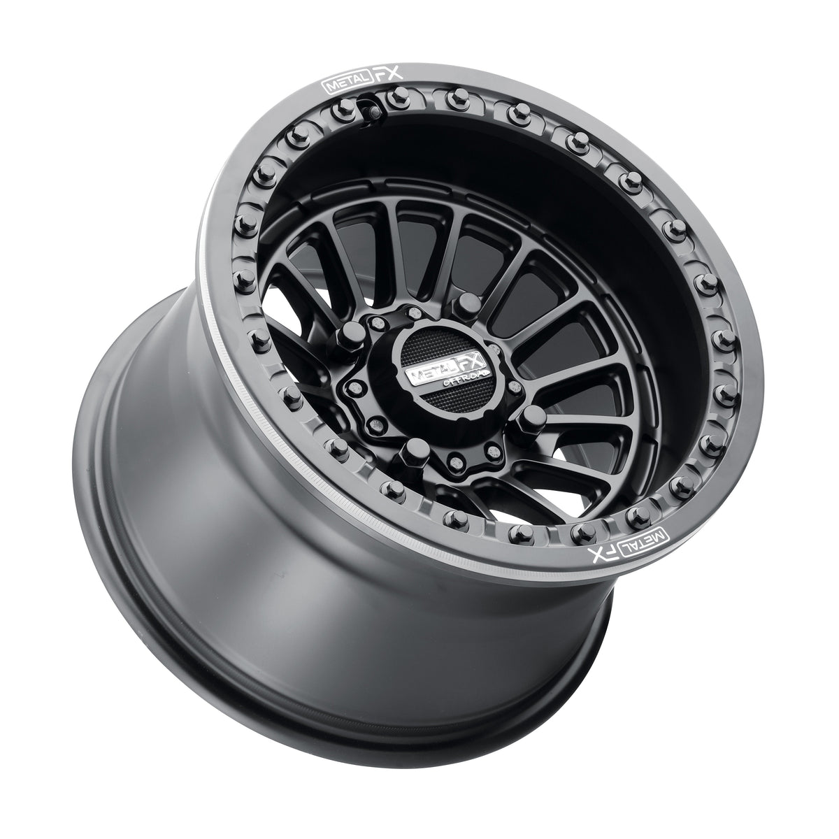 Metal FX Wheels Delta Beadlock Satin Black