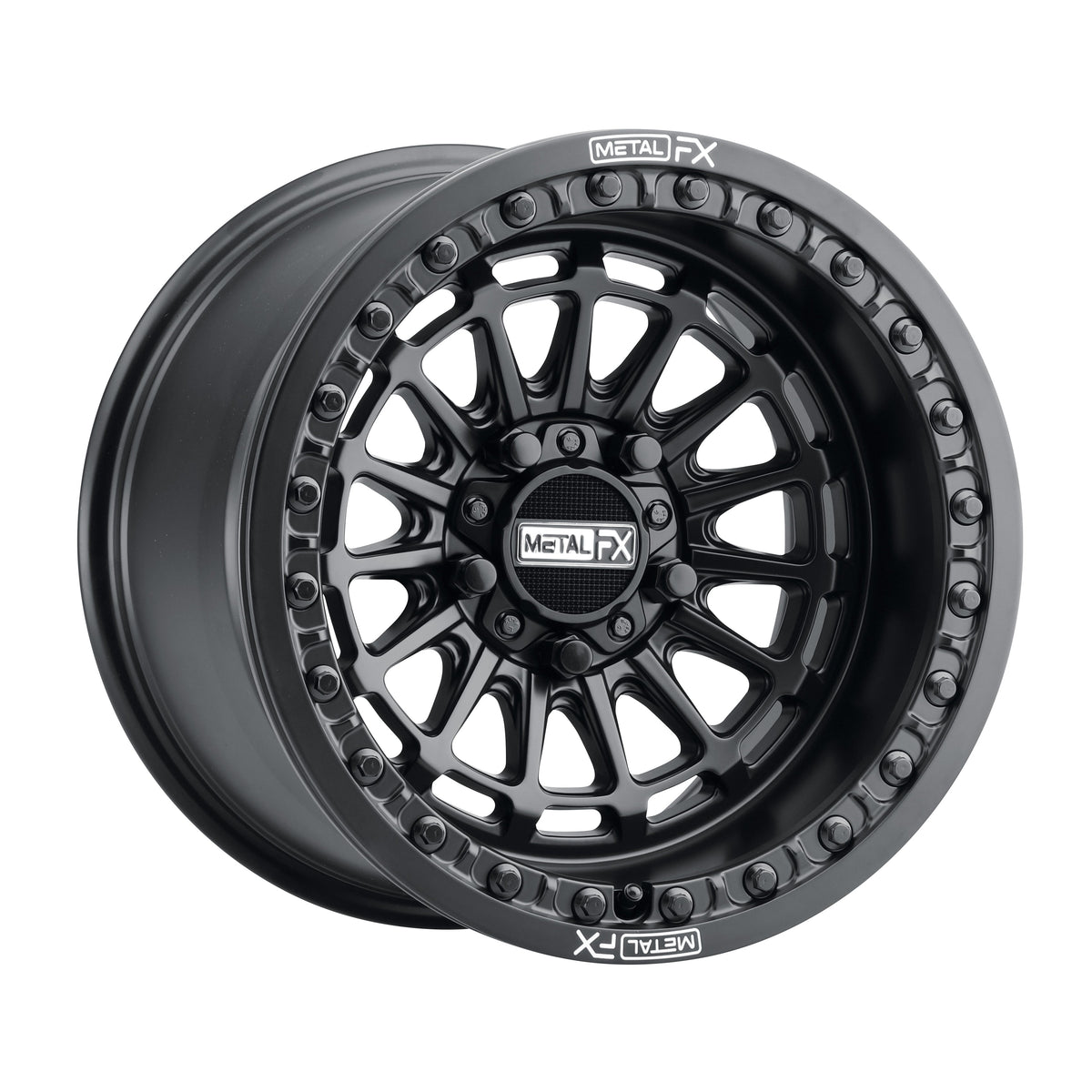 Metal FX Wheels Delta R Beadlock Satin Black