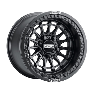 Metal FX Wheels Delta R Beadlock Satin Black