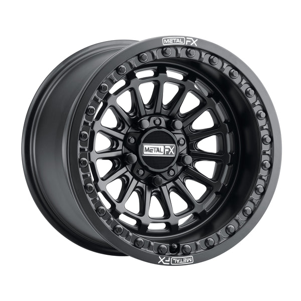 Metal FX Wheels Delta R Beadlock Satin Black