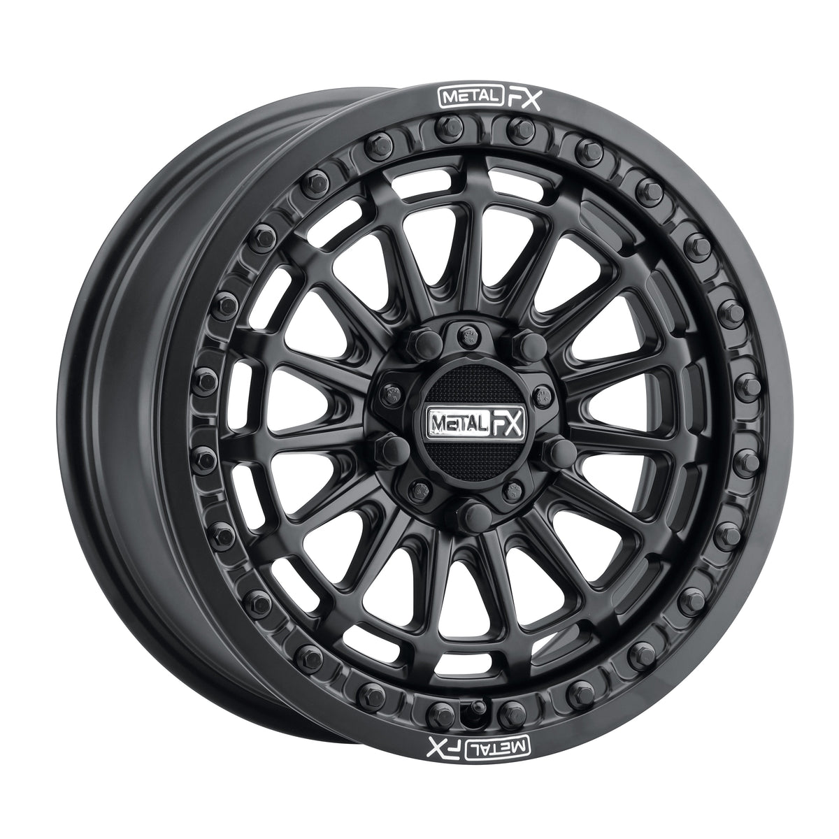 Metal FX Wheels Delta R Beadlock Satin Black