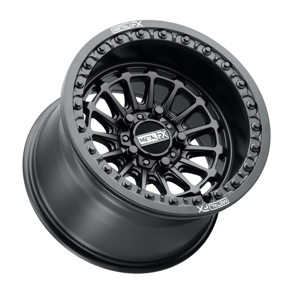 Metal FX Wheels Delta R Beadlock Satin Black
