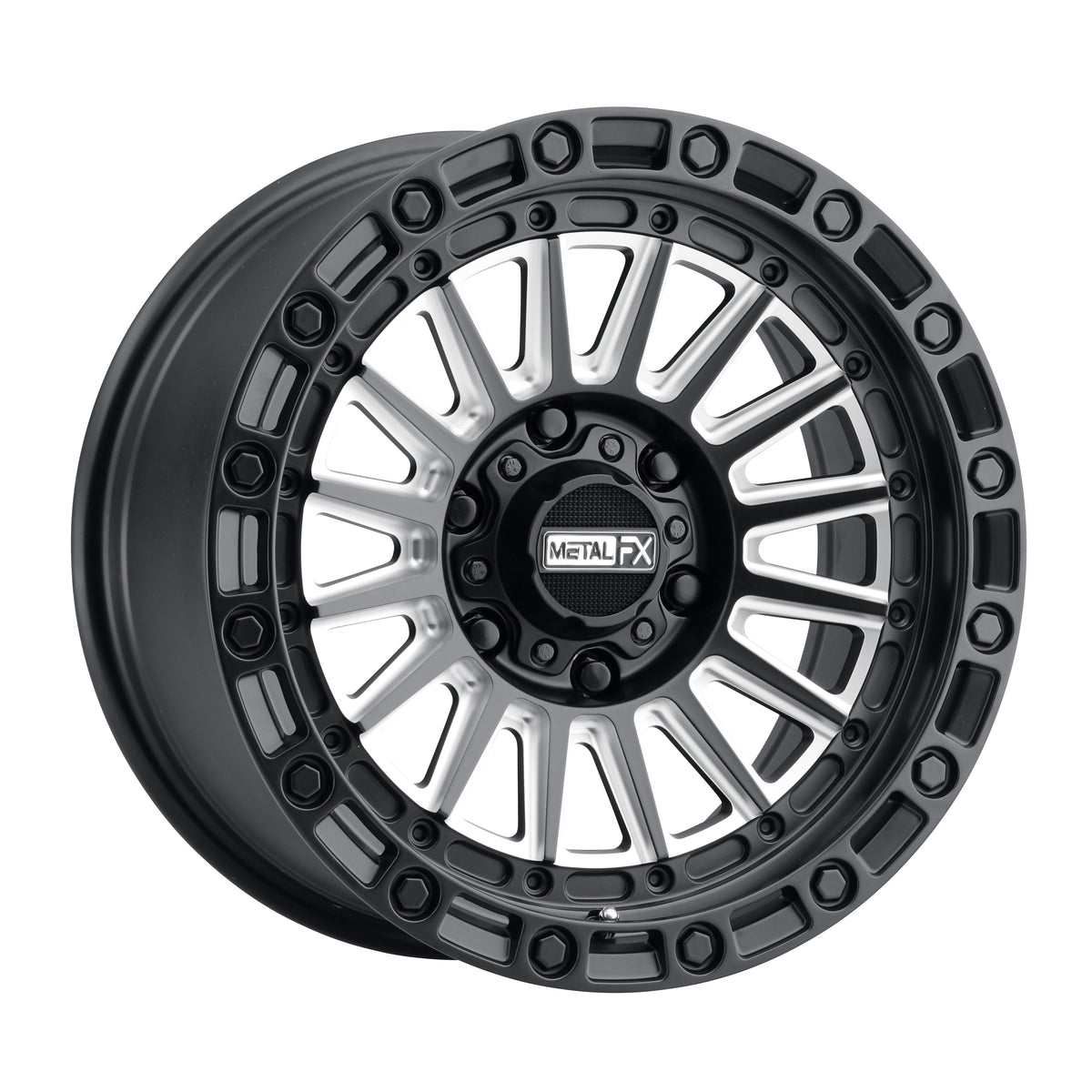 Metal FX Wheels Rogue Truck Satin Black Contrast Cut