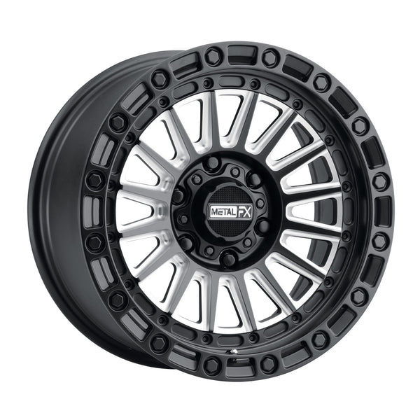 Metal FX Wheels Rogue Truck Satin Black Contrast Cut