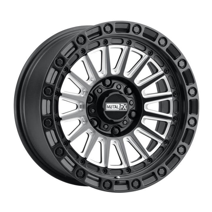 Metal FX Wheels Rogue Truck Satin Black Contrast Cut