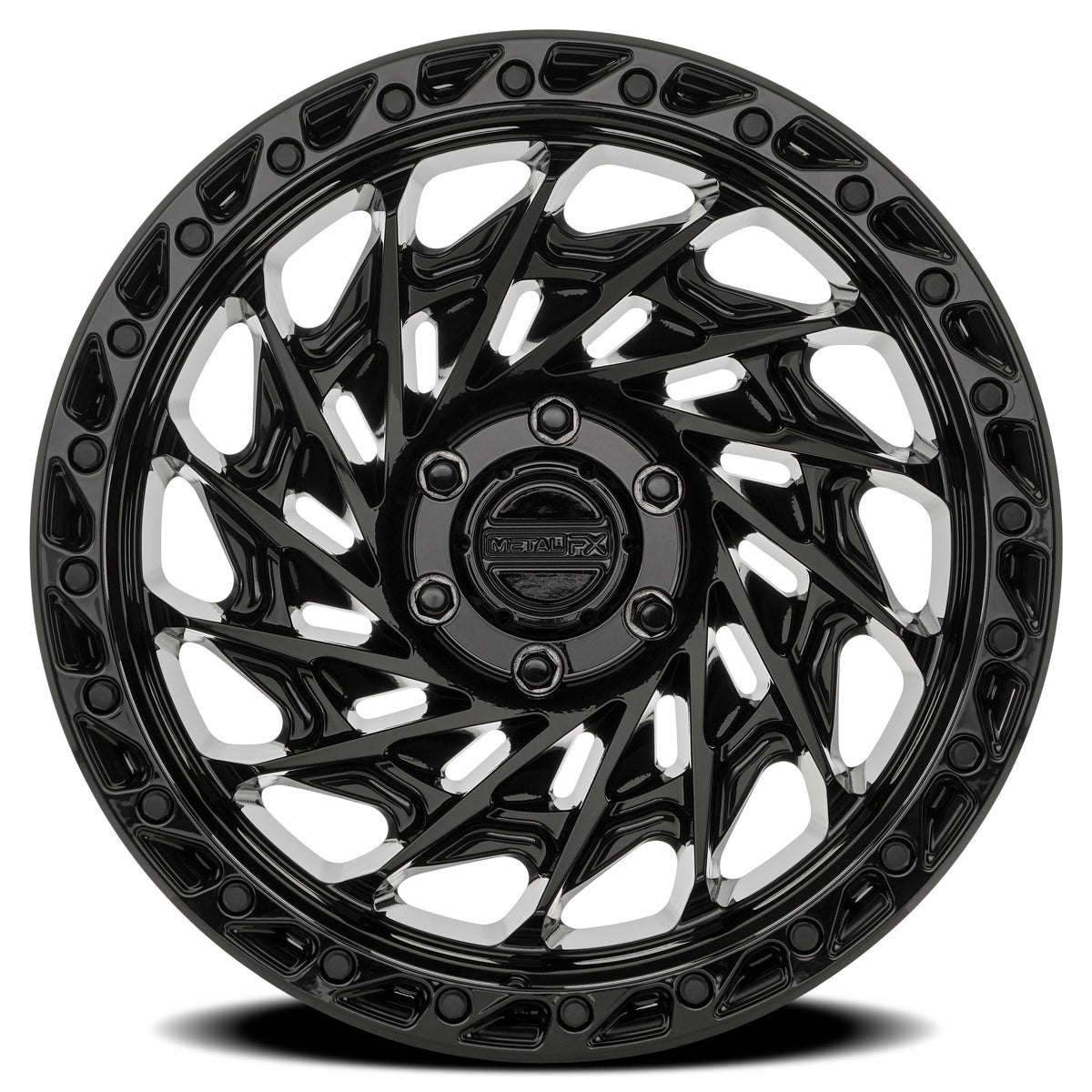 Metal FX Wheels Typhoon Truck Gloss Black
