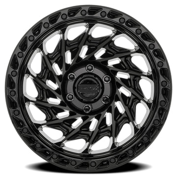 Metal FX Wheels Typhoon Truck Gloss Black