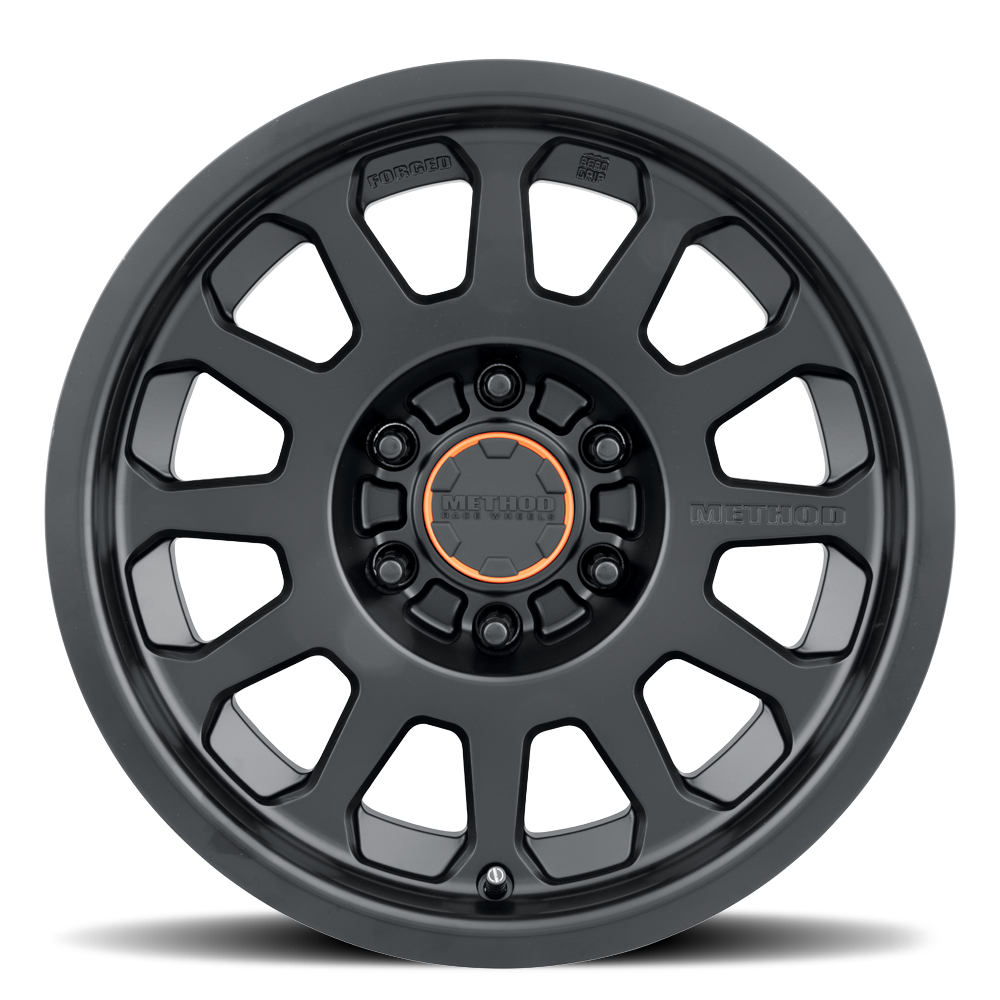 Method Race Wheels BLT100 Forged Bead Grip Matte Black 6 lug face