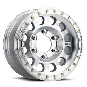 Method Race Wheels MR103 Beadlock Machined Raw angle