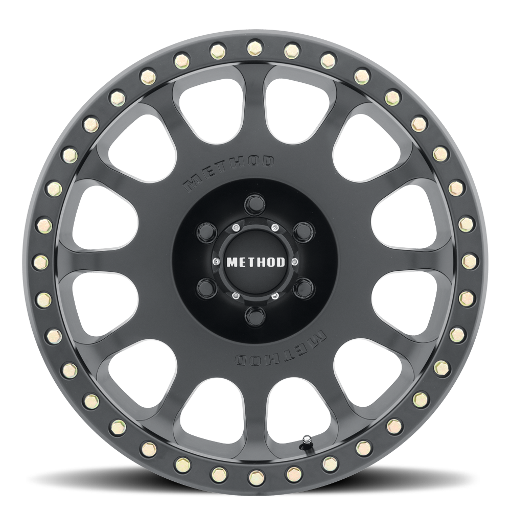 Method Race Wheels MR105 Beadlock Matte Black 6 lug