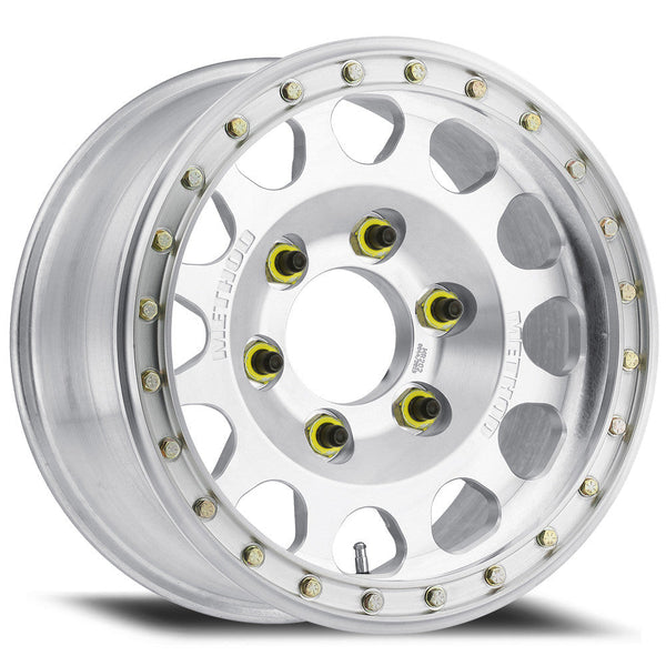 Method Race Wheels MR202 Forged Beadlock Machined Raw 6 lug angle