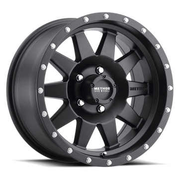 Method Race Wheels MR301 The Standard Matte Black 5 lug