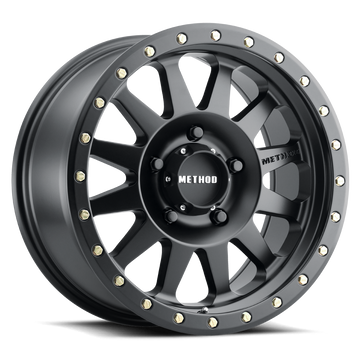 Method Race Wheels MR304 Double Standard Matte Black 5 lug