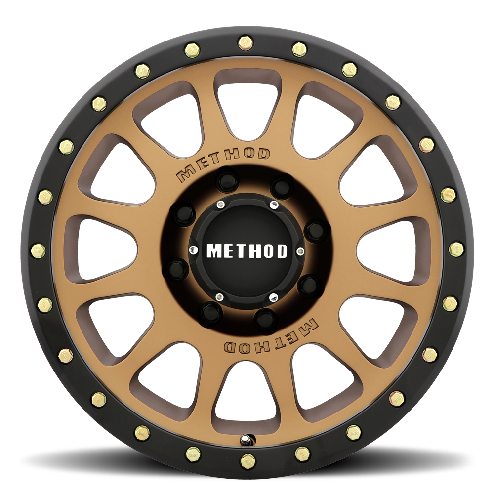 Method Race Wheels MR305 NV HD Method Bronze with Matte Black Lip 8 lug