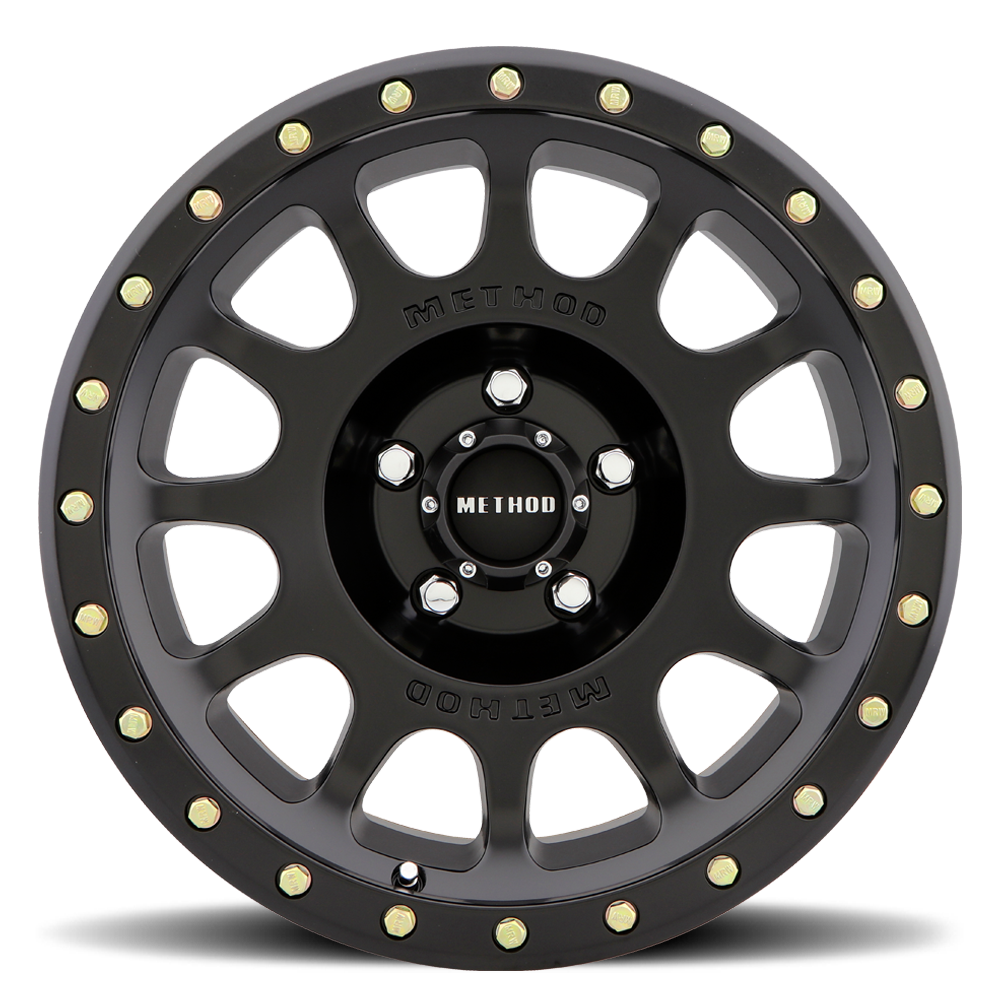 Method Race Wheels MR305 NV Matte Black 5 lug