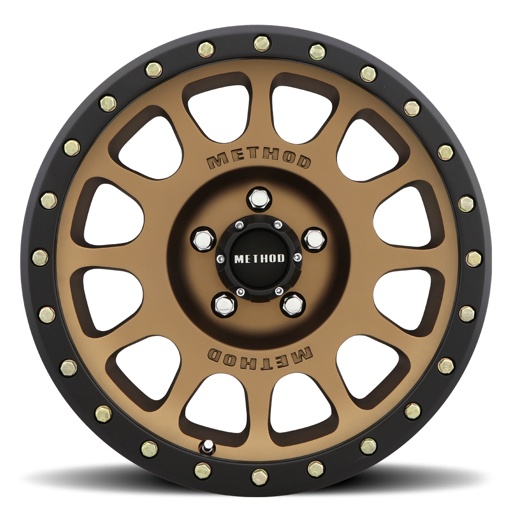 Method Race Wheels MR305 NV Method Bronze with Matte Black Lip 5 lug