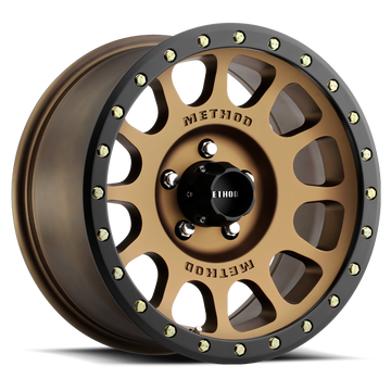 Method Race Wheels MR305 NV Method Bronze with Matte Black Lip 5 lug