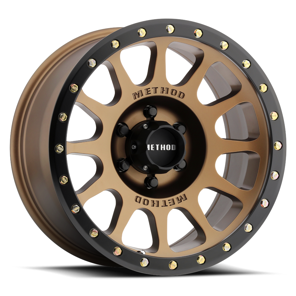 Method Race Wheels MR305 NV Method Bronze with Matte Black Lip 6 lug