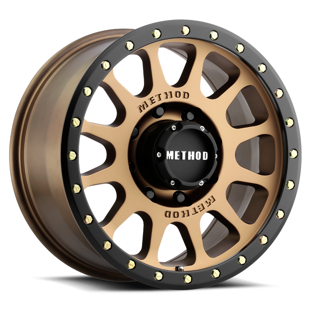 Method Race Wheels MR305 NV Method Bronze with Matte Black Lip 8 lug