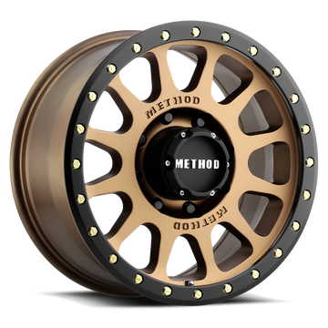 Method Race Wheels MR305 NV Method Bronze with Matte Black Lip 8 lug