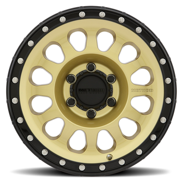 Method Race Wheels MR315 Gold with Black Lip 6 lug