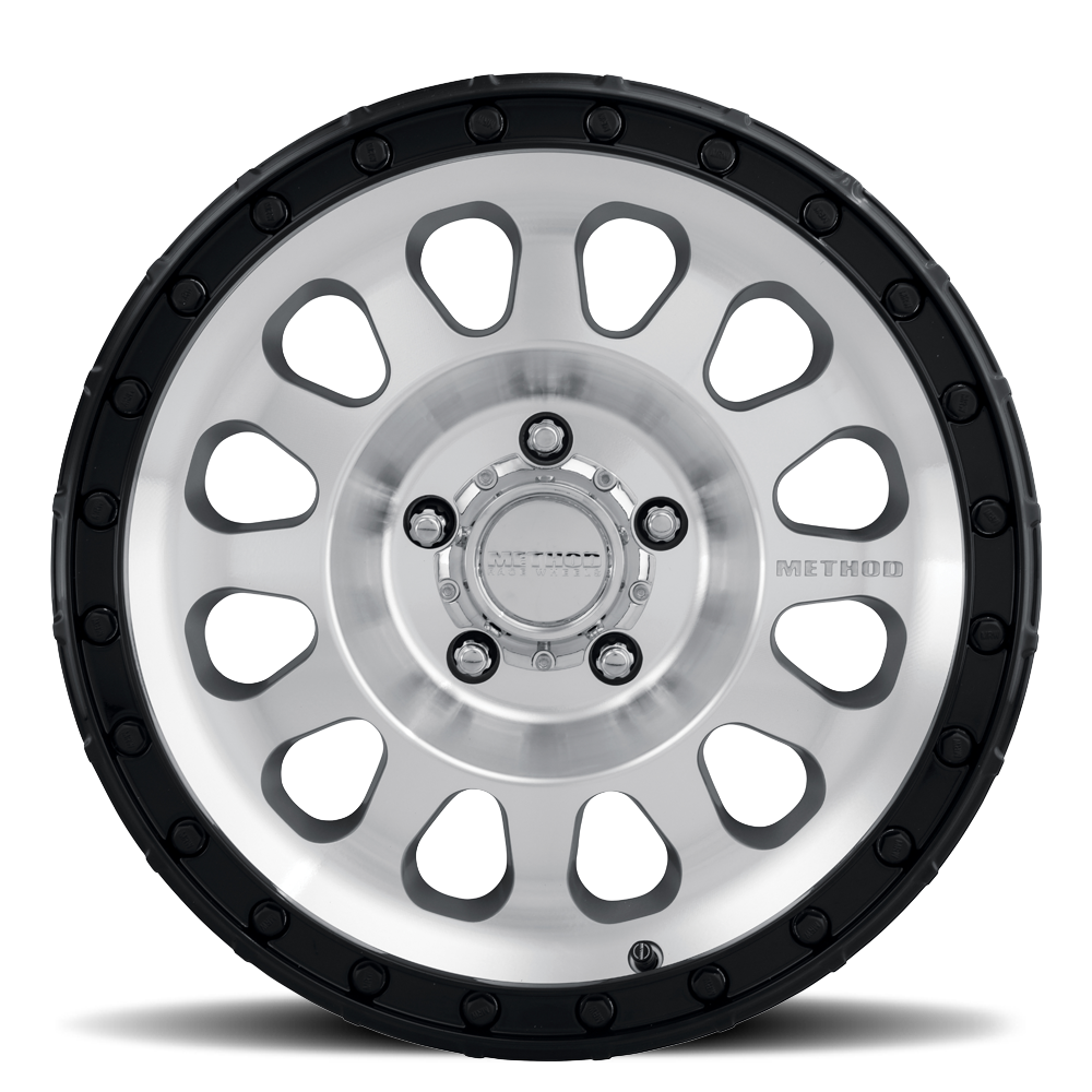 Method Race Wheels MR315 Machined with Gloss Black Lip 5 lug