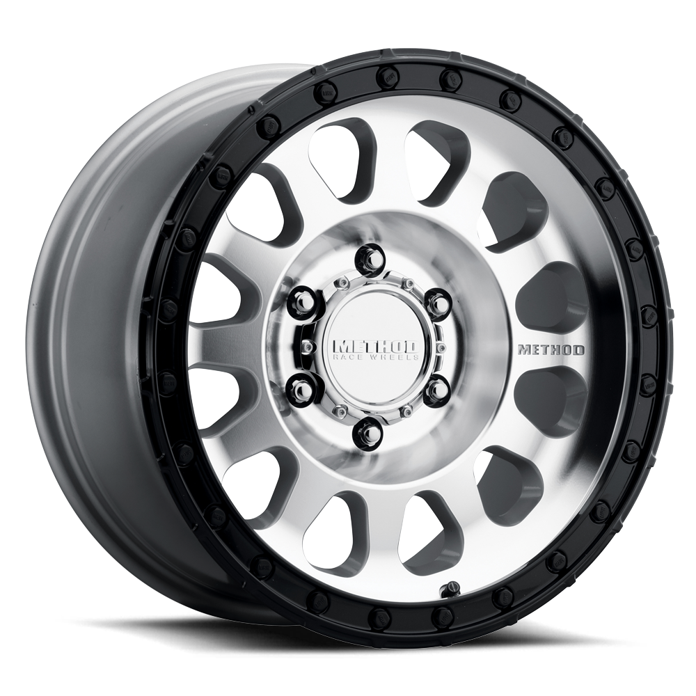 Method Race Wheels MR315 Machined with Gloss Black Lip 6 lug
