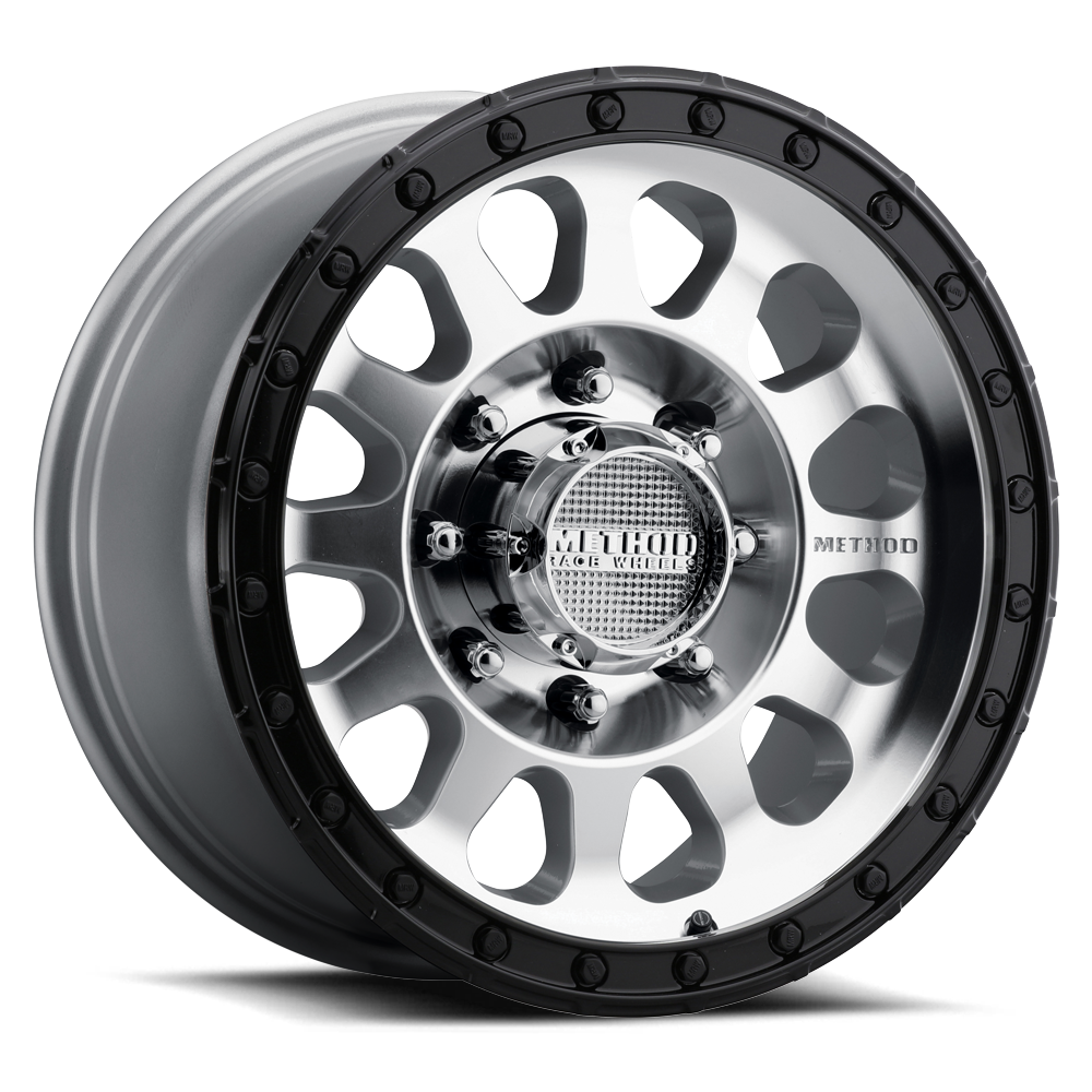 Method Race Wheels MR315 Machined with Gloss Black Lip 8 lug